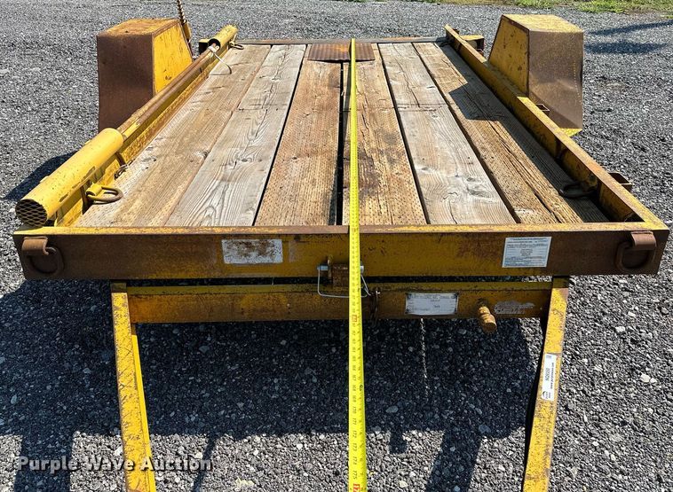 image for item NQ9350 1991 Fleming  tilt deck equipment trailer