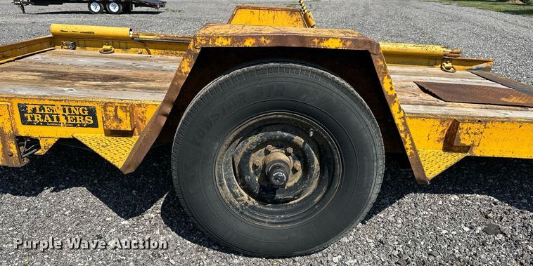 image for item NQ9350 1991 Fleming  tilt deck equipment trailer
