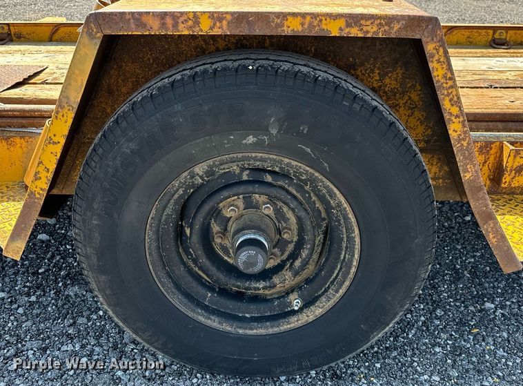 image for item NQ9350 1991 Fleming  tilt deck equipment trailer