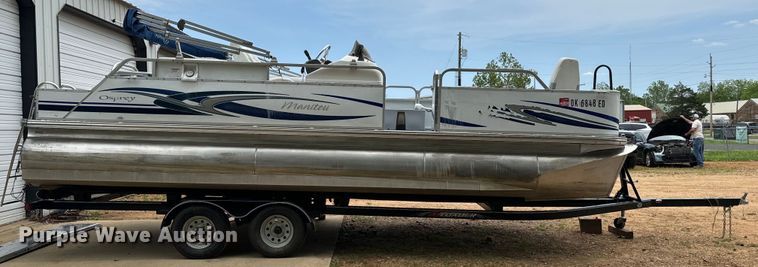 image for item NQ9553 2009 Manitou Osprey pontoon boat