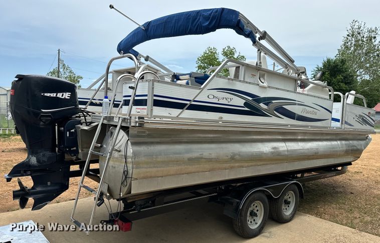 image for item NQ9553 2009 Manitou Osprey pontoon boat