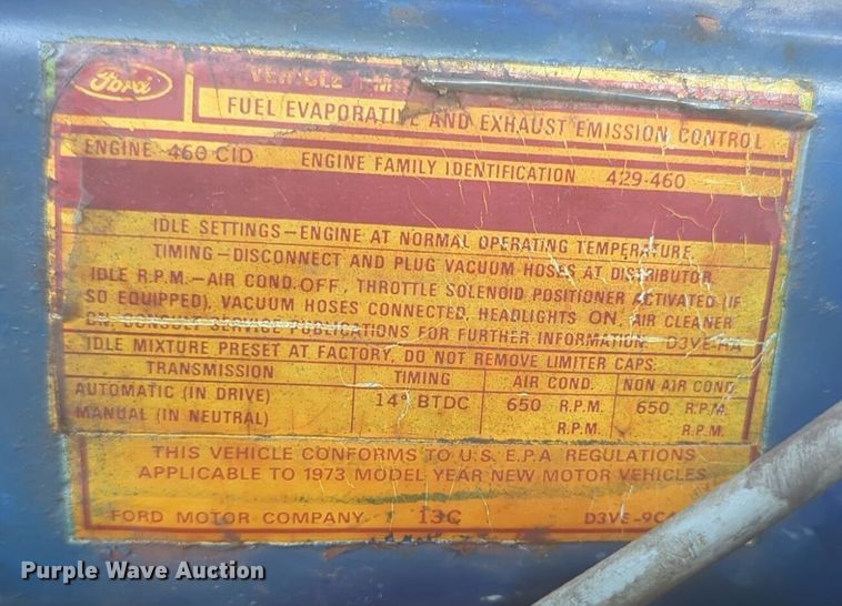 image for item NW9640 1972 Ford Ranchero 