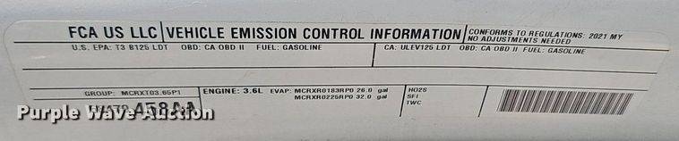 image for item NX9039 2021 Ram 1500 Classic Quad Cab pickup truck