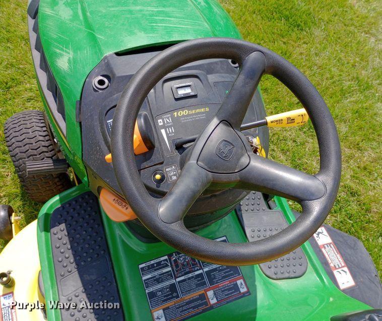 image for item NY9486 2013 John Deere D120 lawn mower