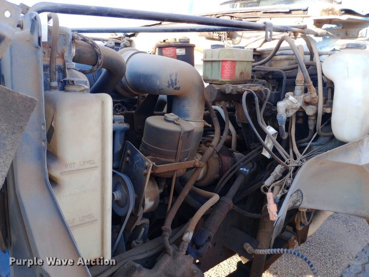 image for item NY9501 1989 Ford F600 dump flatbed truck