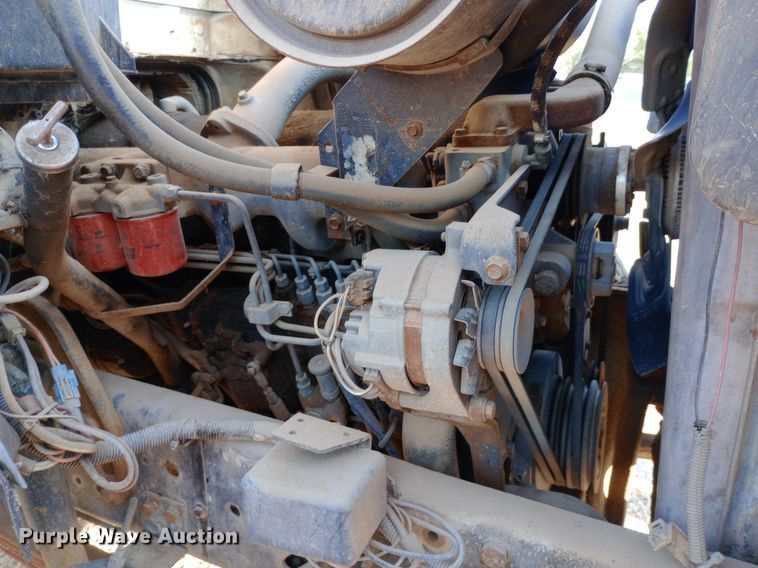 image for item NY9501 1989 Ford F600 dump flatbed truck