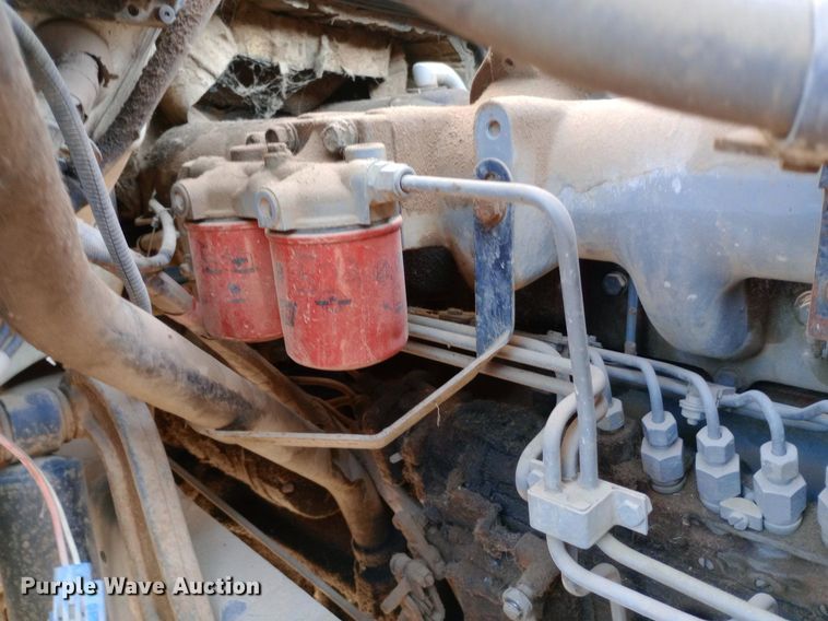 image for item NY9501 1989 Ford F600 dump flatbed truck