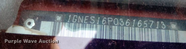 image for item NY9507 2003 Chevrolet TrailBlazer EXT SUV