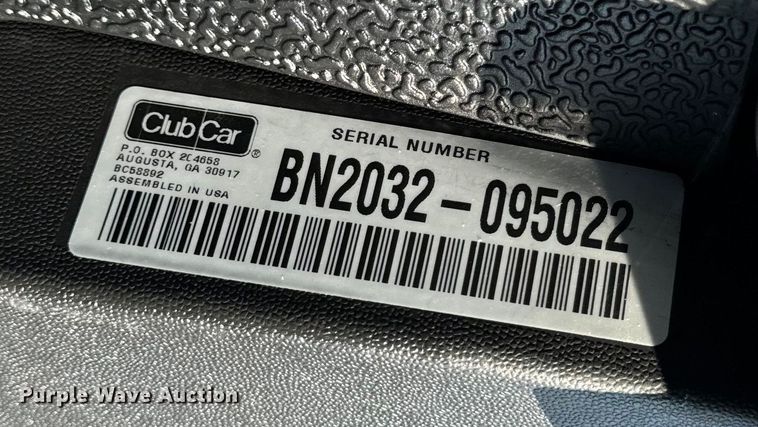 image for item OF9977 2020 Club Car Tempo golf cart