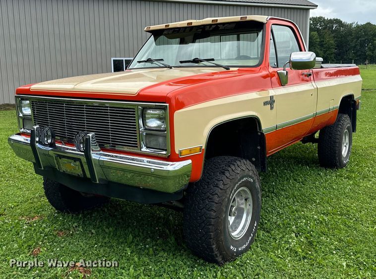 image for item OG9593 1984 Chevrolet  K10 pickup truck