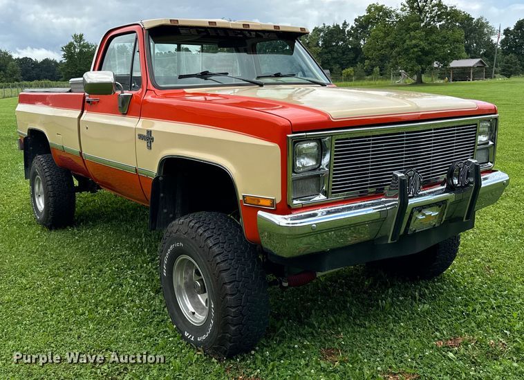image for item OG9593 1984 Chevrolet  K10 pickup truck