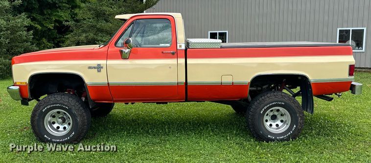 image for item OG9593 1984 Chevrolet  K10 pickup truck