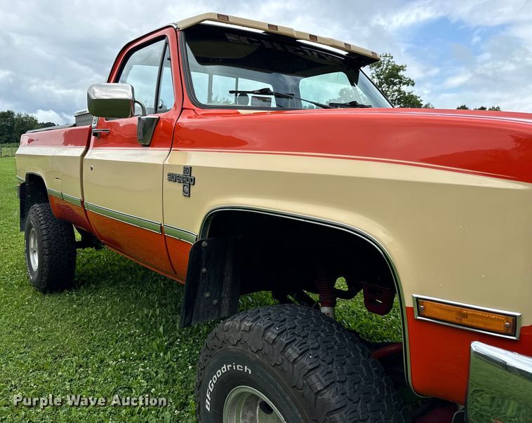 image for item OG9593 1984 Chevrolet  K10 pickup truck