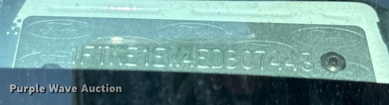 image for item OG9605 2014 Ford  E150 delivery van