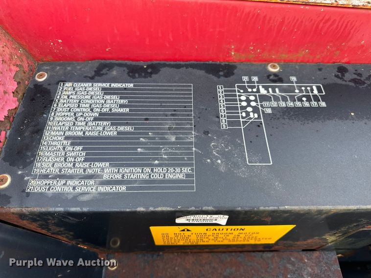 image for item OG9636 1986 Advanced  Retriever 5800 sweeper