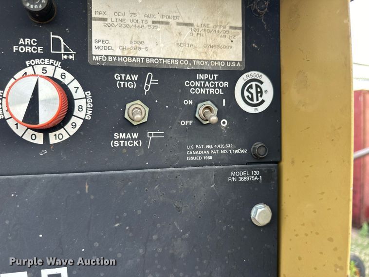 image for item OM9630 Hobart Cyber-Wave 300S welder