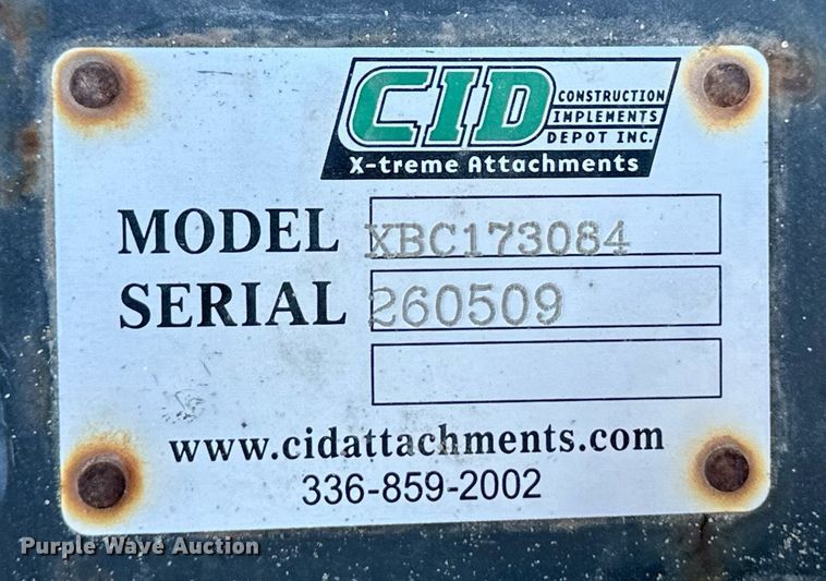 image for item OM9662 CID skid steer rotary mower