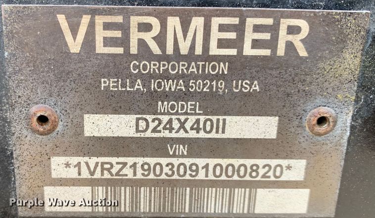 image for item DM1757 2009 Vermeer D24x40 Series II Navigator  directional boring unit