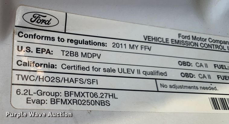 image for item DM1775 2011 Ford F350 Super Duty XL SuperCab pickup truck