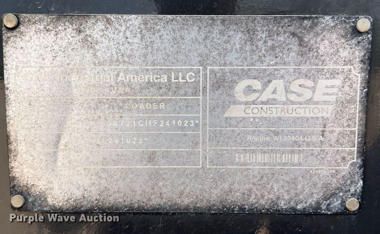 image for item DO2487 2017 Case 721G wheel loader