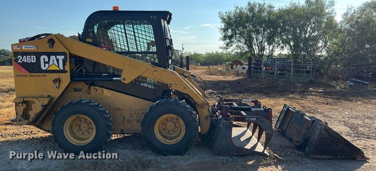image for item DO2488 2016 Caterpillar 246D skid steer loader
