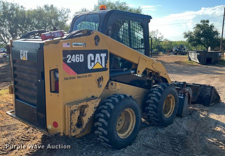 image for item DO2488 2016 Caterpillar 246D skid steer loader