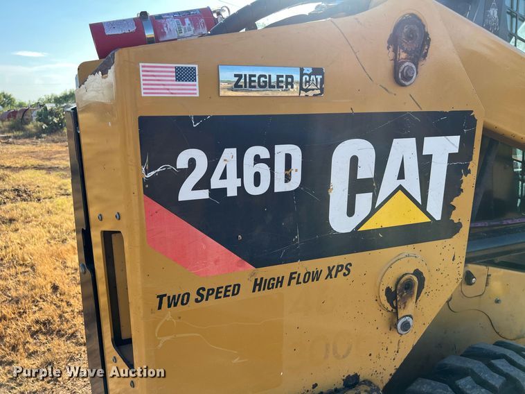 image for item DO2488 2016 Caterpillar 246D skid steer loader