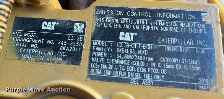 image for item DO2488 2016 Caterpillar 246D skid steer loader