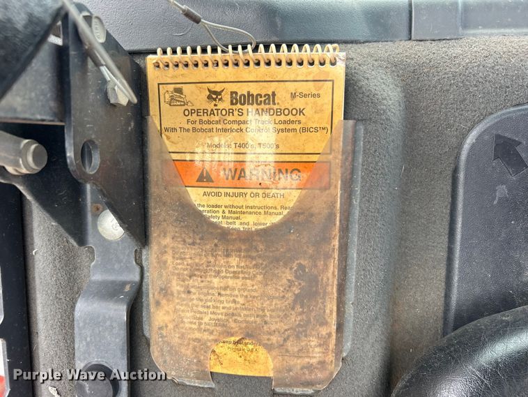 image for item DO6652 2022 Bobcat T595 tracked skid steer loader