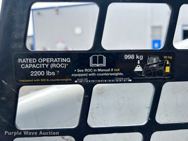 image for item DO6652 2022 Bobcat T595 tracked skid steer loader