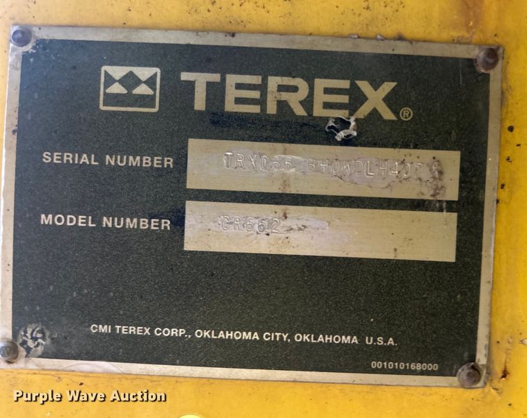 image for item DO6656 2017 Terex CR662RM paver