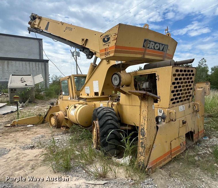 image for item DO6675 1978 Grove RT58C crane