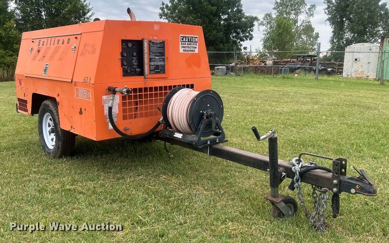 image for item DO6682 1999 Sullivan Industries DO185Q6JDB air compressor