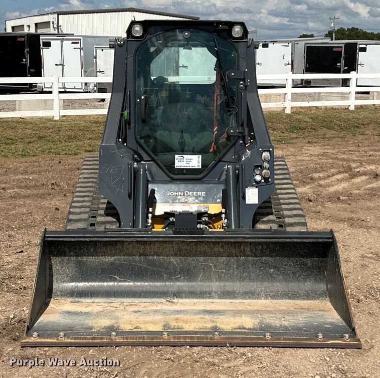 image for item DO7156 2022 John Deere 317G tracked skid steer loader