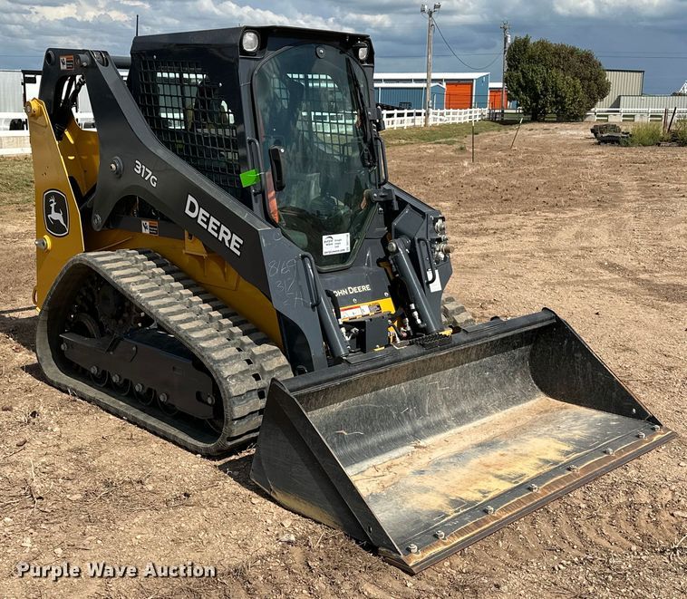 image for item DO7156 2022 John Deere 317G tracked skid steer loader