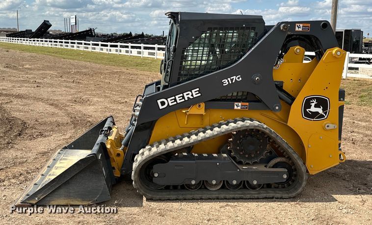 image for item DO7156 2022 John Deere 317G tracked skid steer loader