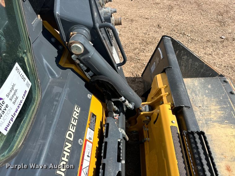 image for item DO7156 2022 John Deere 317G tracked skid steer loader
