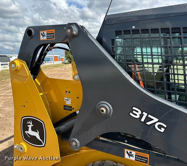 image for item DO7156 2022 John Deere 317G tracked skid steer loader