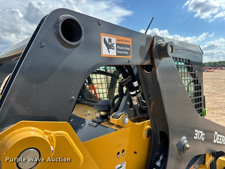 image for item DO7156 2022 John Deere 317G tracked skid steer loader
