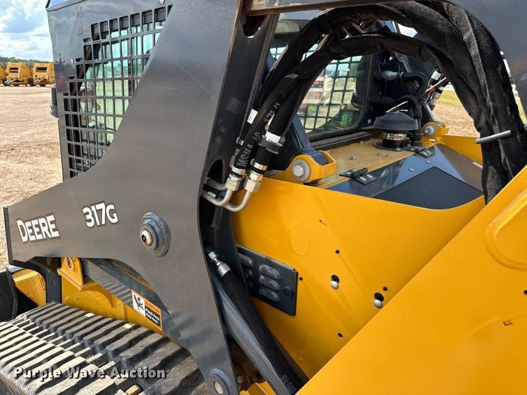 image for item DO7156 2022 John Deere 317G tracked skid steer loader