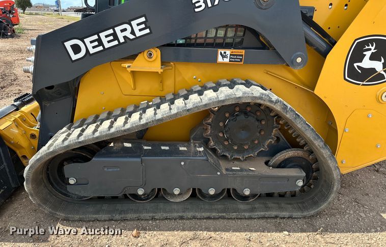 image for item DO7156 2022 John Deere 317G tracked skid steer loader