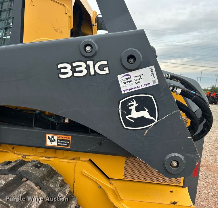 image for item DO7456 2017 John Deere 331G tracked skid steer loader
