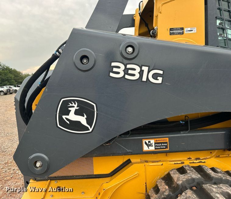 image for item DO7456 2017 John Deere 331G tracked skid steer loader