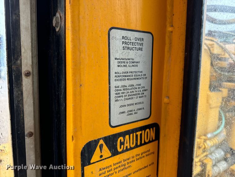 image for item DP6668 1981 John Deere  862 elevating scraper