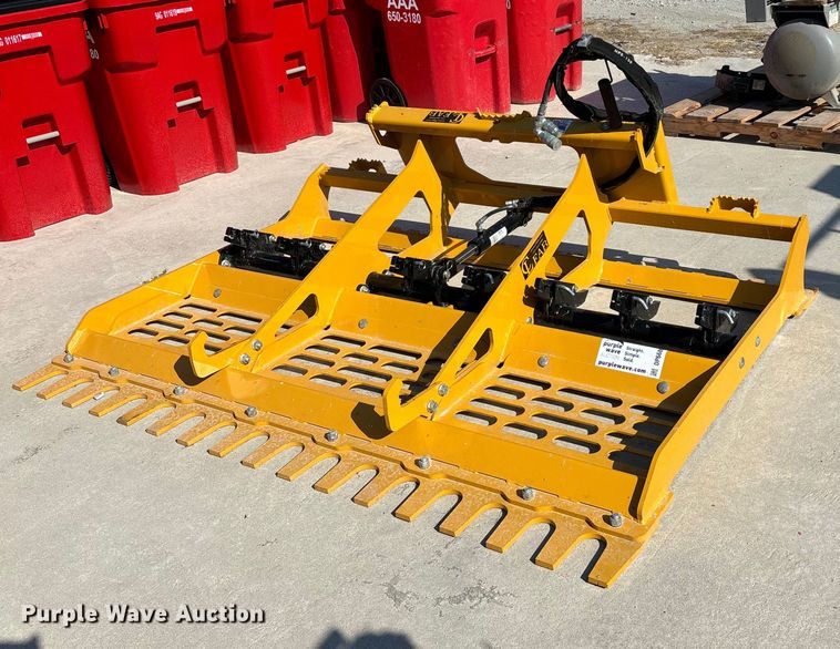 image for item DP6686 CL Fab skid steer landscape rake