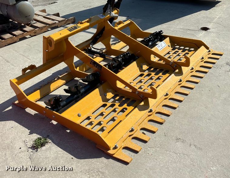 image for item DP6686 CL Fab skid steer landscape rake