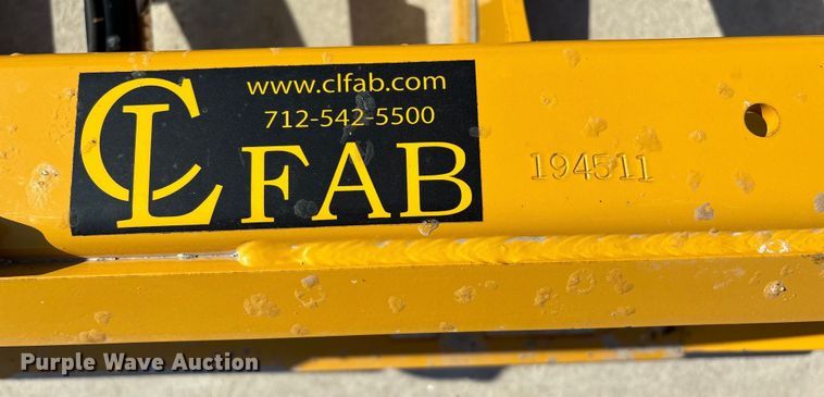 image for item DP6686 CL Fab skid steer landscape rake