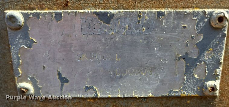 image for item DP6700 1996 Kobelco SK300LC excavator