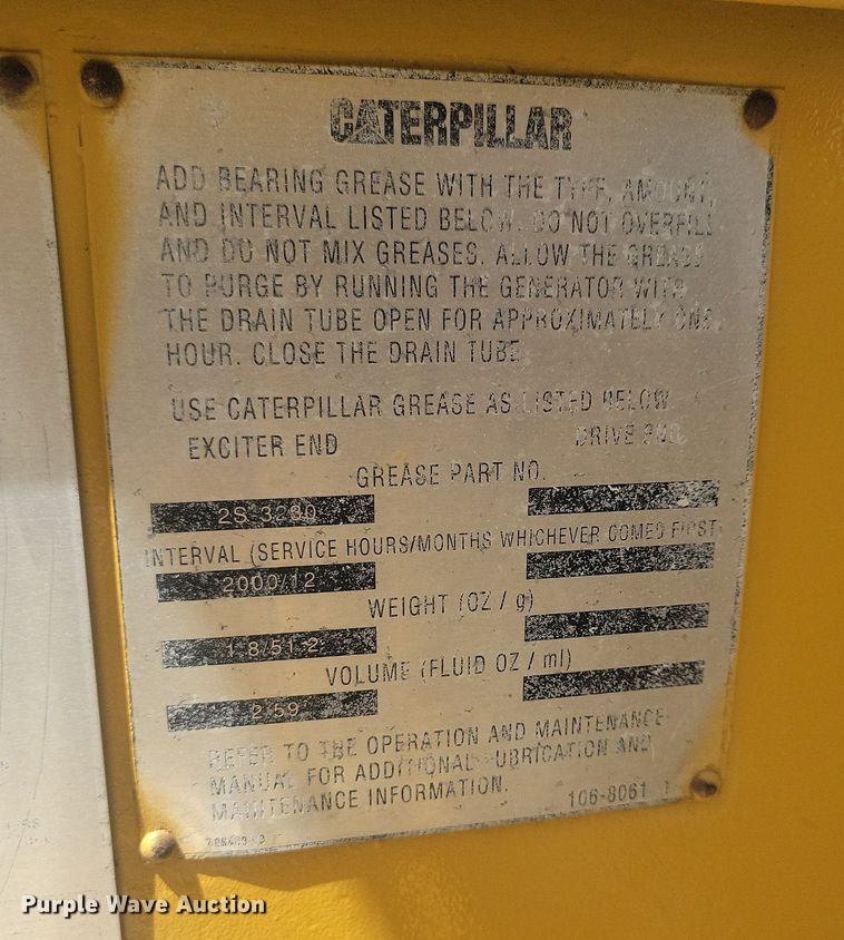 image for item DR4411 Caterpillar SR-4B generator