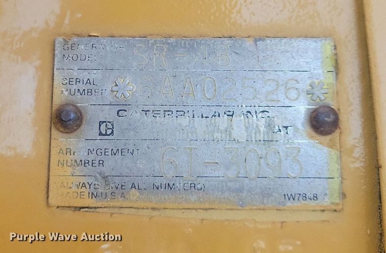 image for item DR4411 Caterpillar SR-4B generator